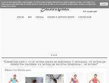 Tablet Screenshot of blancaspina.com